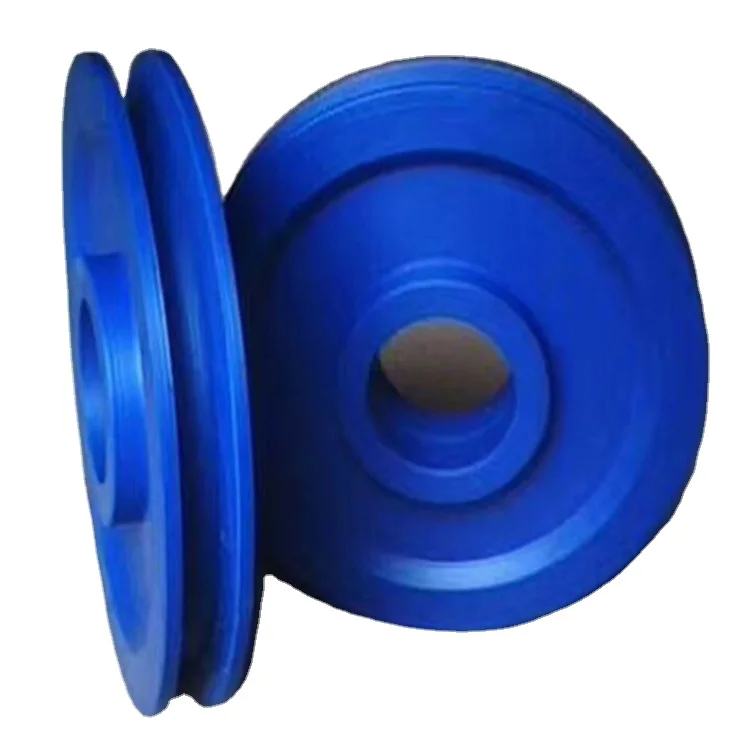 Weight Lifting custom plastic pulley wheels injection molded cnc machining nylon plastic pulley sheave black