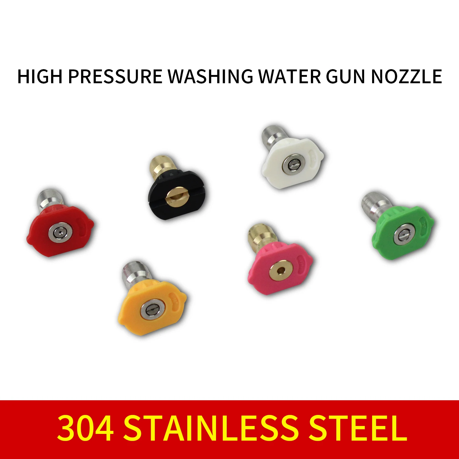 ultra high pressure auto clean water jet root cutting nozzle stainless steel