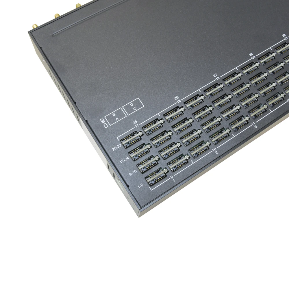  Skyline SK32-128 VoIP шлюз 32 портов 128 сим-картами повернуть для того чтобы уменьшить засорение GSM GoIP SIP SIM