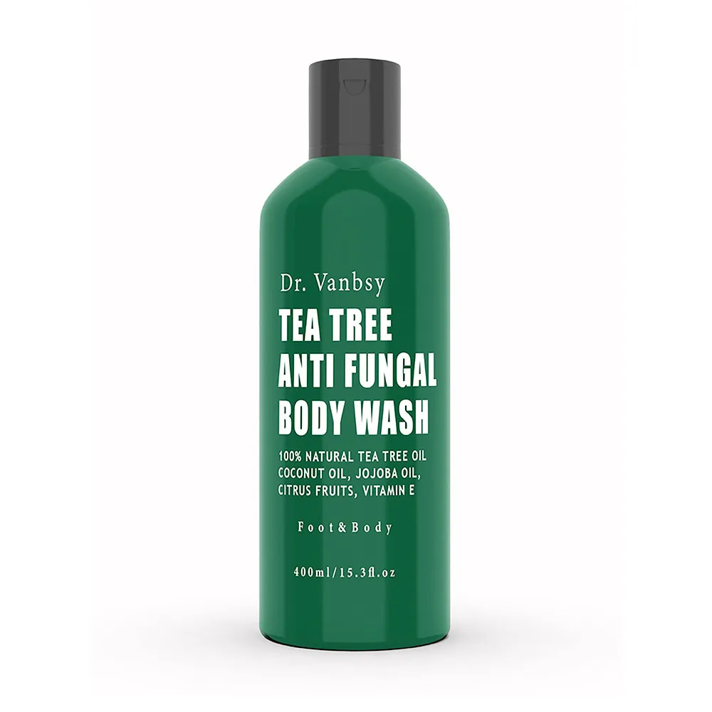Whosale Shea Butter and Tea Tree Body Wash Liquid Soap Shower Gel Mousturizing Natural