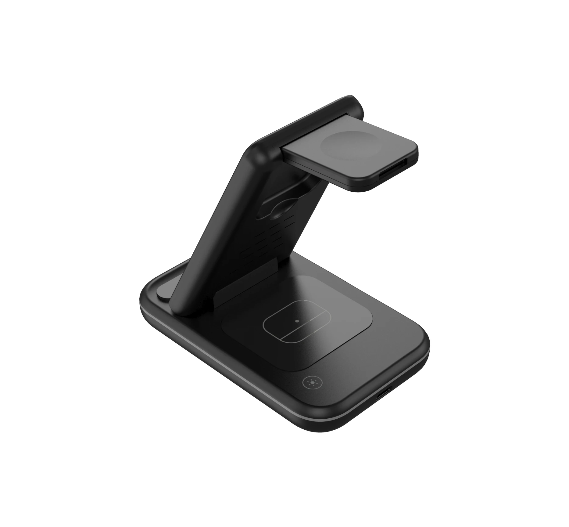 dropshipping products 2022 15W fast 4 in 1 QI wireless charger for iphone for airpods 3 in1 wireless charging station