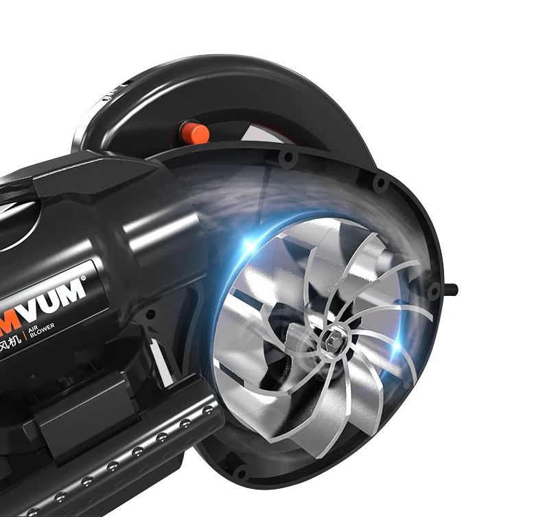  LOMVUM Electric Air Blower 1800W Garden Powerful Dust Collector Computer Cleaning Blowing