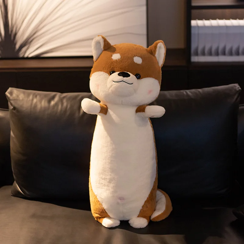 Kawaii cuddle stuffed animal shiba inu dog plush toy plush dog pillow unstuffed skin available