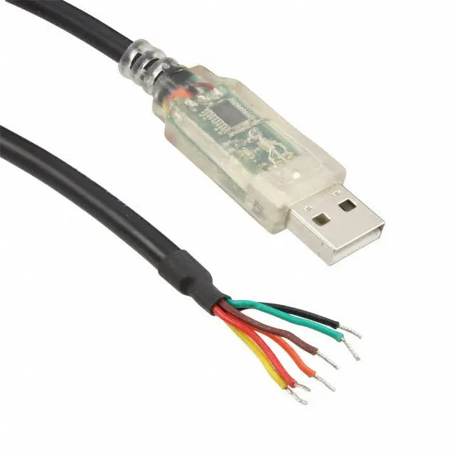 FTDI USB-RS232-WE-1800-BT-0.0 CABLE, USB to RS232 SERIAL, 1.8M, WIRE END