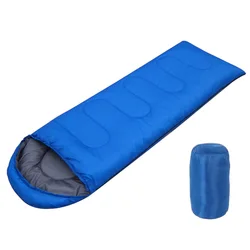 Lightweight Outdoor Waterproof 170T Polyester Carton Envelope Sleeping Bag for Travel Hiking Camping