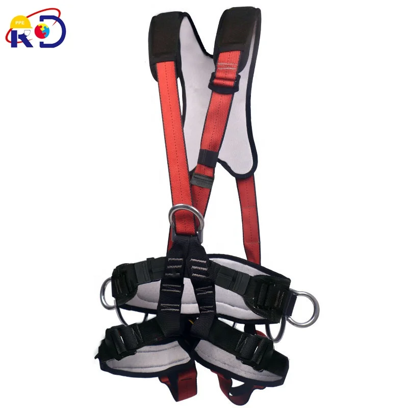 double back type full body climbing safety harness for aerial work