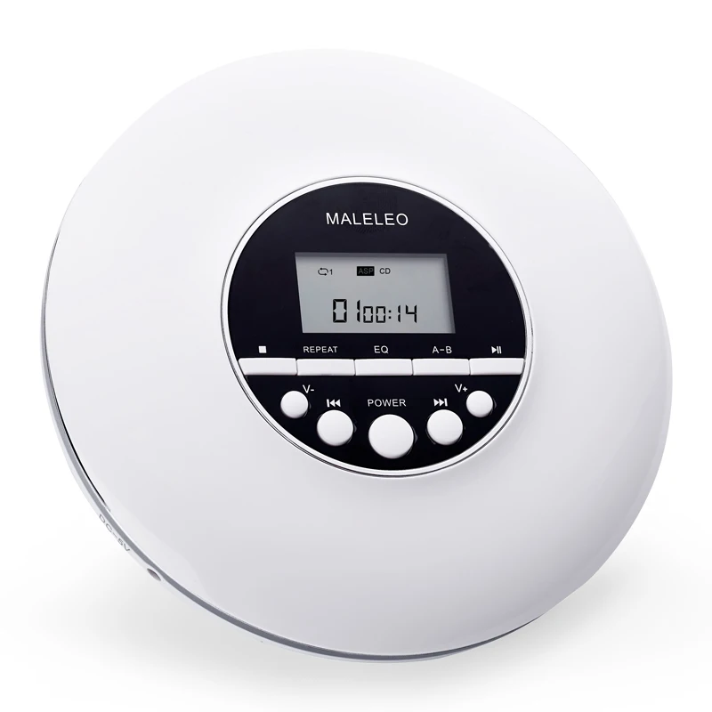 
 Портативный CD-плеер для автомобильных динамиков с FM-передатчиком Bth, перезаряжаемый сенсорный дисплей с подсветкой  