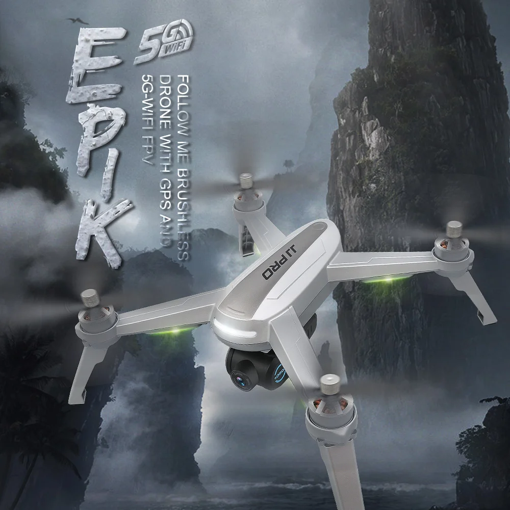 5G Wifi Real-Time Image Transmission Fixed Wing Droness Auto Return Rc Quadcopter Jjrc Jpro X5 Epik Drone