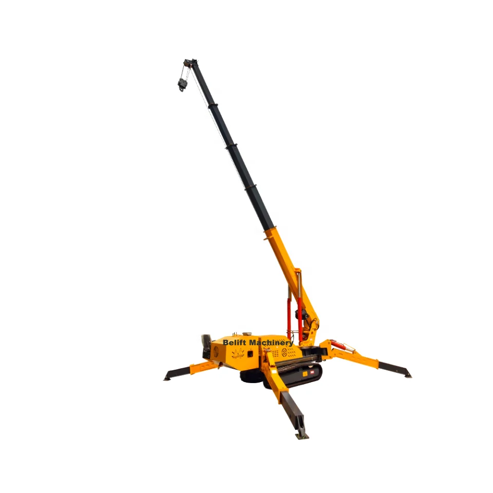 Enter Elevator Crawling Spider Crane Mini Mobile Type Lifting Machine Spider Crane for Workshop