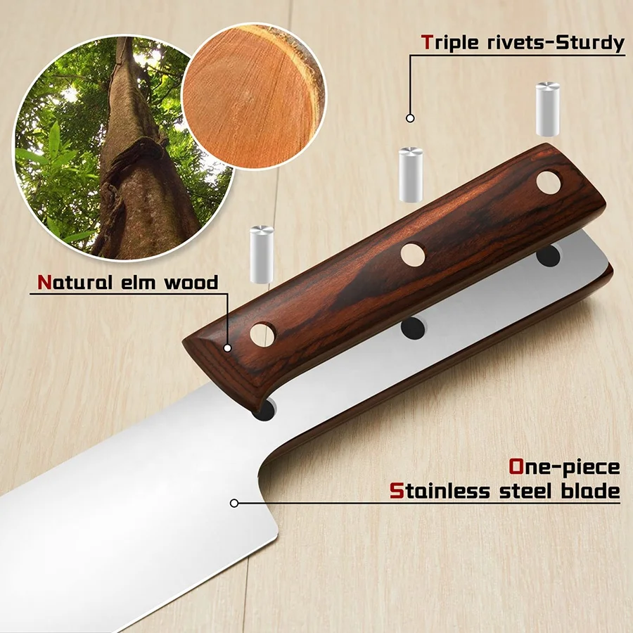 High quality stainless steel kitchen chef knives kitchen set professional kitchen knife block set