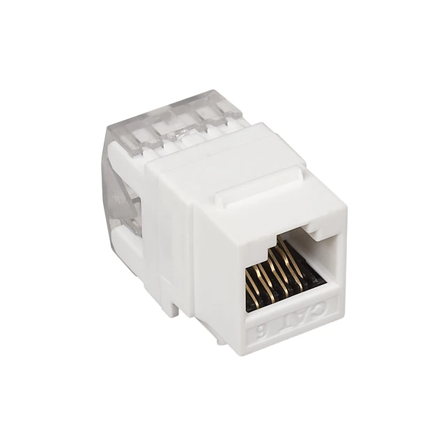  Новый дизайн CAT6 женский Rj45 Keystone Jack вставка простая в использовании