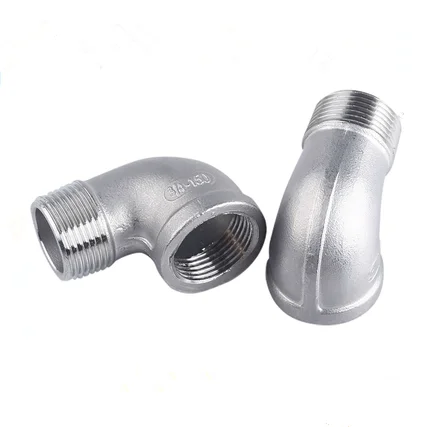 Stainless Steel 90 degree female and male screw reducing Elbow
