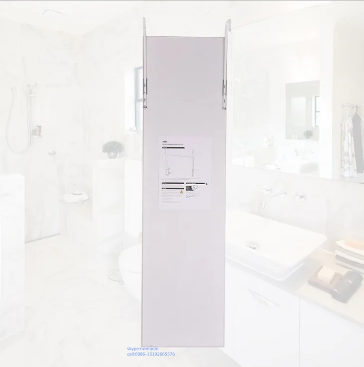 30x120cm 40x150cm wholesale  Home decorative White framed wall mirror hanging bathroom mirror door mirror