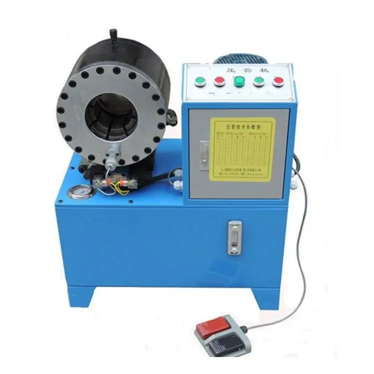 Automatic Metal Pipe Shrink Machine High Efficiency Hydraulic Hose Pressing Machine High Pressure Hose Punching Machine