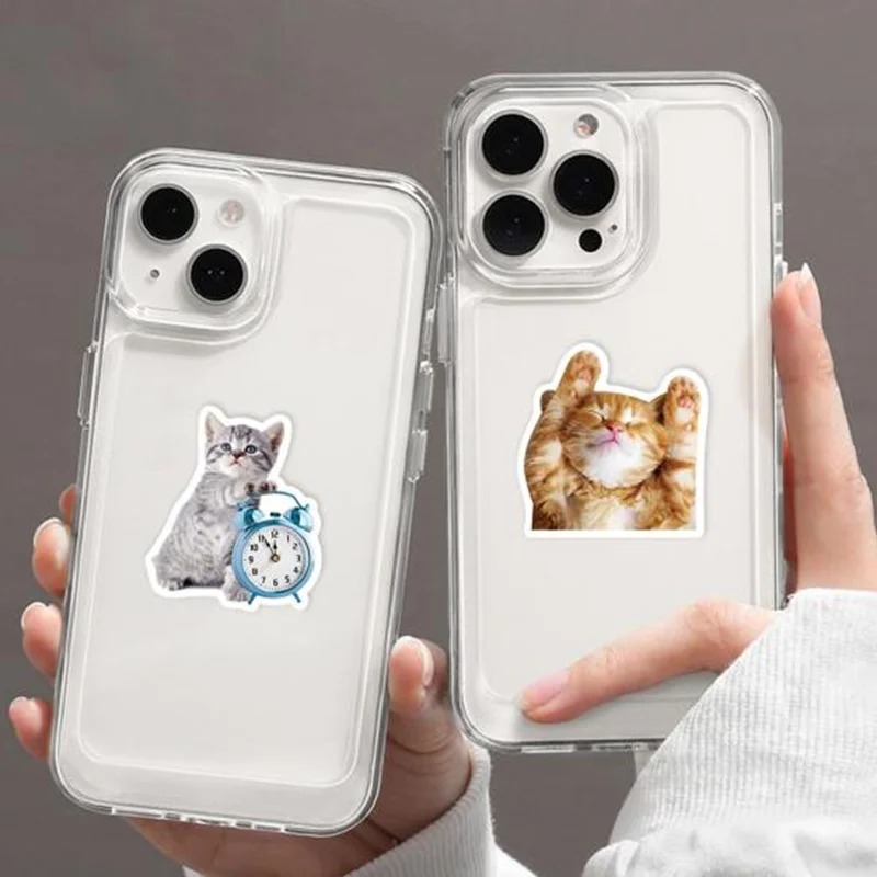 High Quality Transparent Kiss Cut Sticker Self Adhesive UV Resistant Cute Design Die Cut Sticker Sheet for Phone Case Laptop