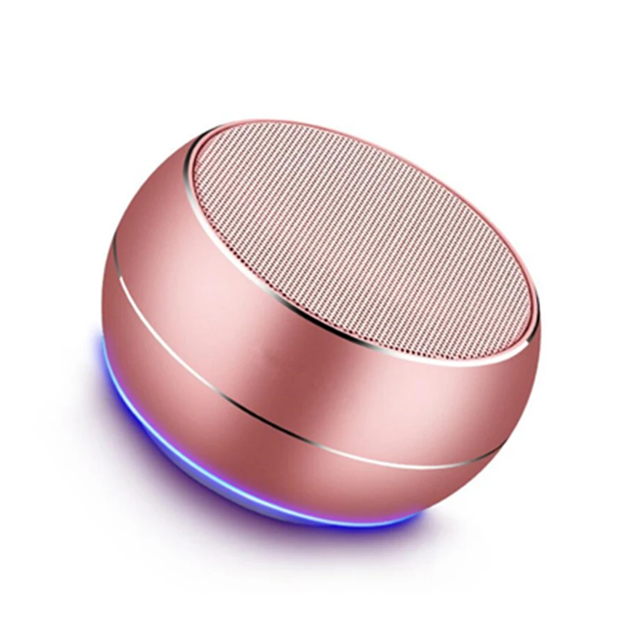 Горячий продукт A9 Металл супер бас пушка мини портативный беспроводной динамик со светодиодной подсветкой