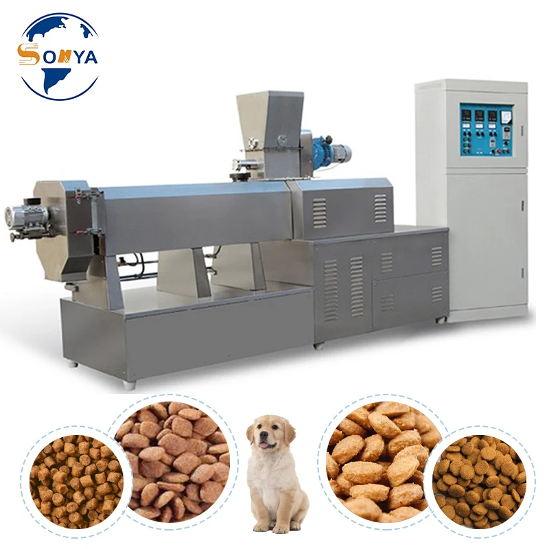 Production Line Mill 2022 Cat Fish Dog Chicken Goat Cattle Poultry Making Use Pet Food Animal Feed Pellet Machine