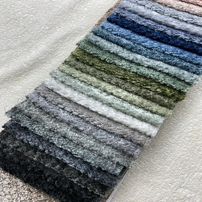 wholesale upholstery fabric vertical grain thick lines chenille sofa fabric