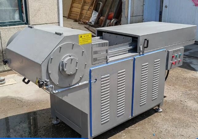 stainless steel meat cutter motor driven meat processing equipment Frozen meat board crusher