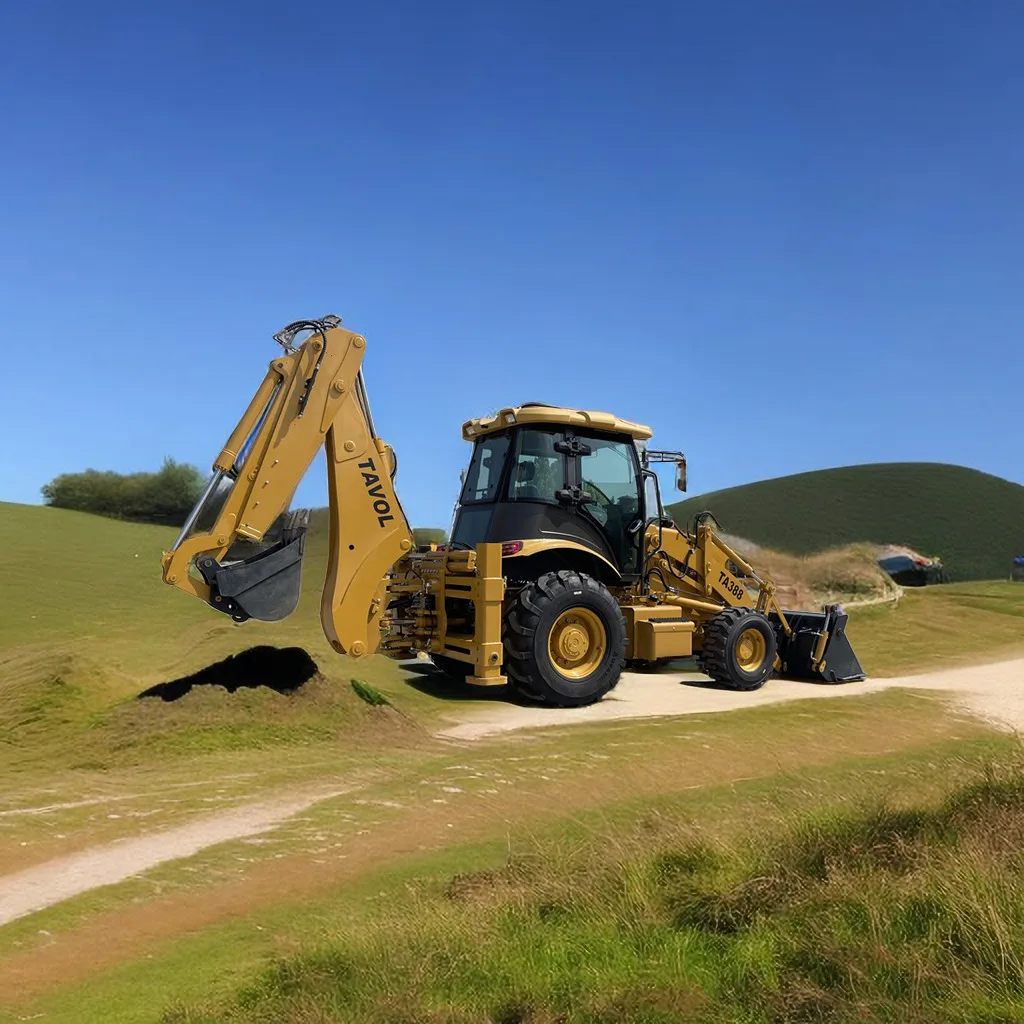 TA388  Back Hoe 100HP Backhoe Loader with Backhoe Attachments