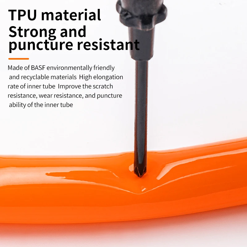 FAFX Ultralight Tpu Inner Tube 700x18/23/25/28/32C Road Bike Inner Tube Long Lasting 100% Recyclable Bike Parts