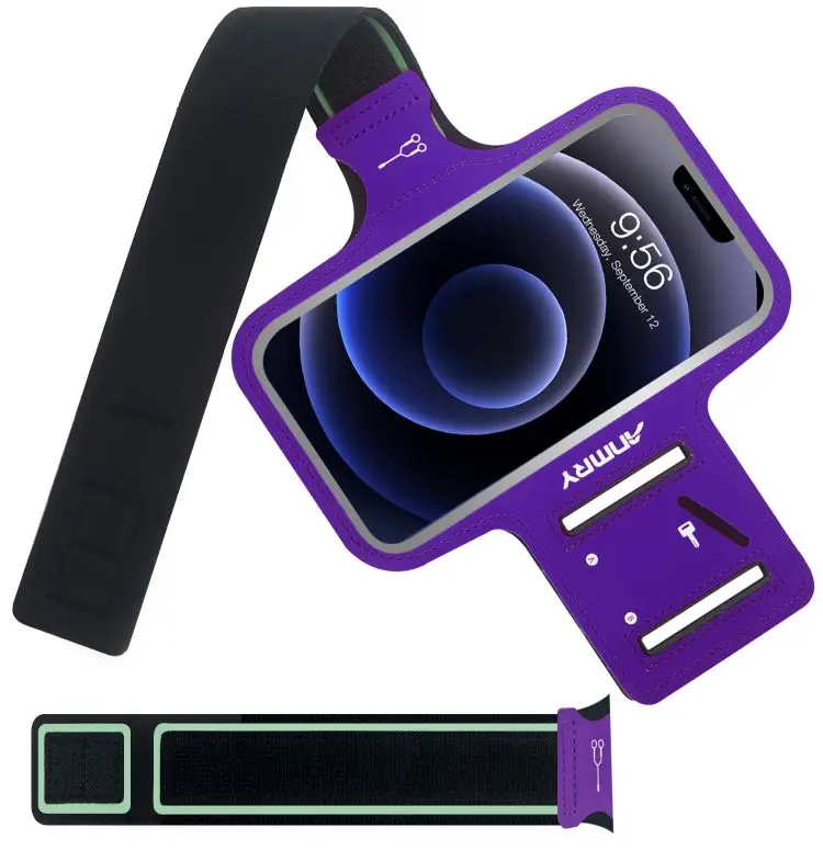 Sports Mobile Phone Holder For Iphone X Xr 12 Armband Brassard Sport Smartphone Cell Phone Case For Running Jogging Gym Armband