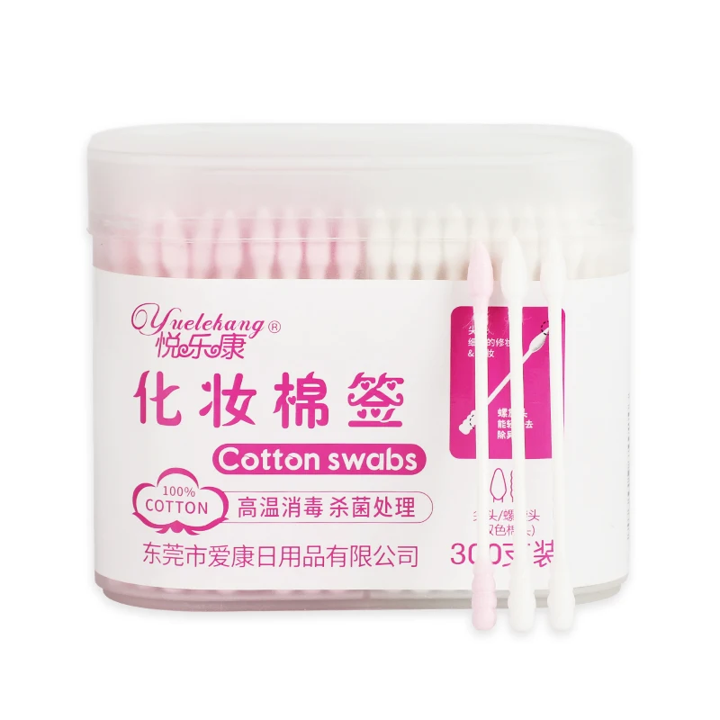 Новый дизайн, Легко открывающаяся коробка, экологически чистые насадки для ушей, ватные палочки