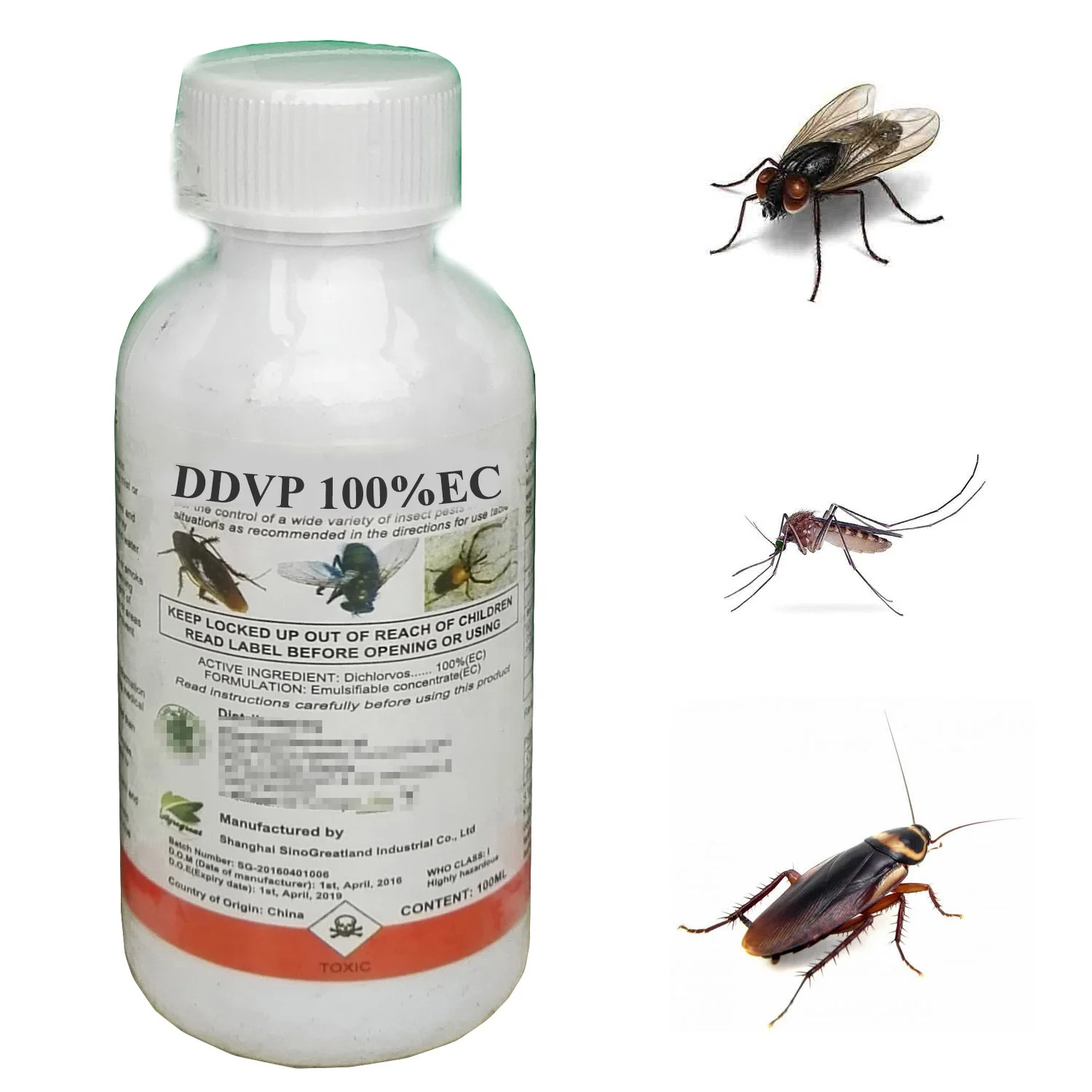 Factory Supply Dichlorvos insecticides Sniper 1000ec DDVP roaches DDVP 1000 ec  for pest control