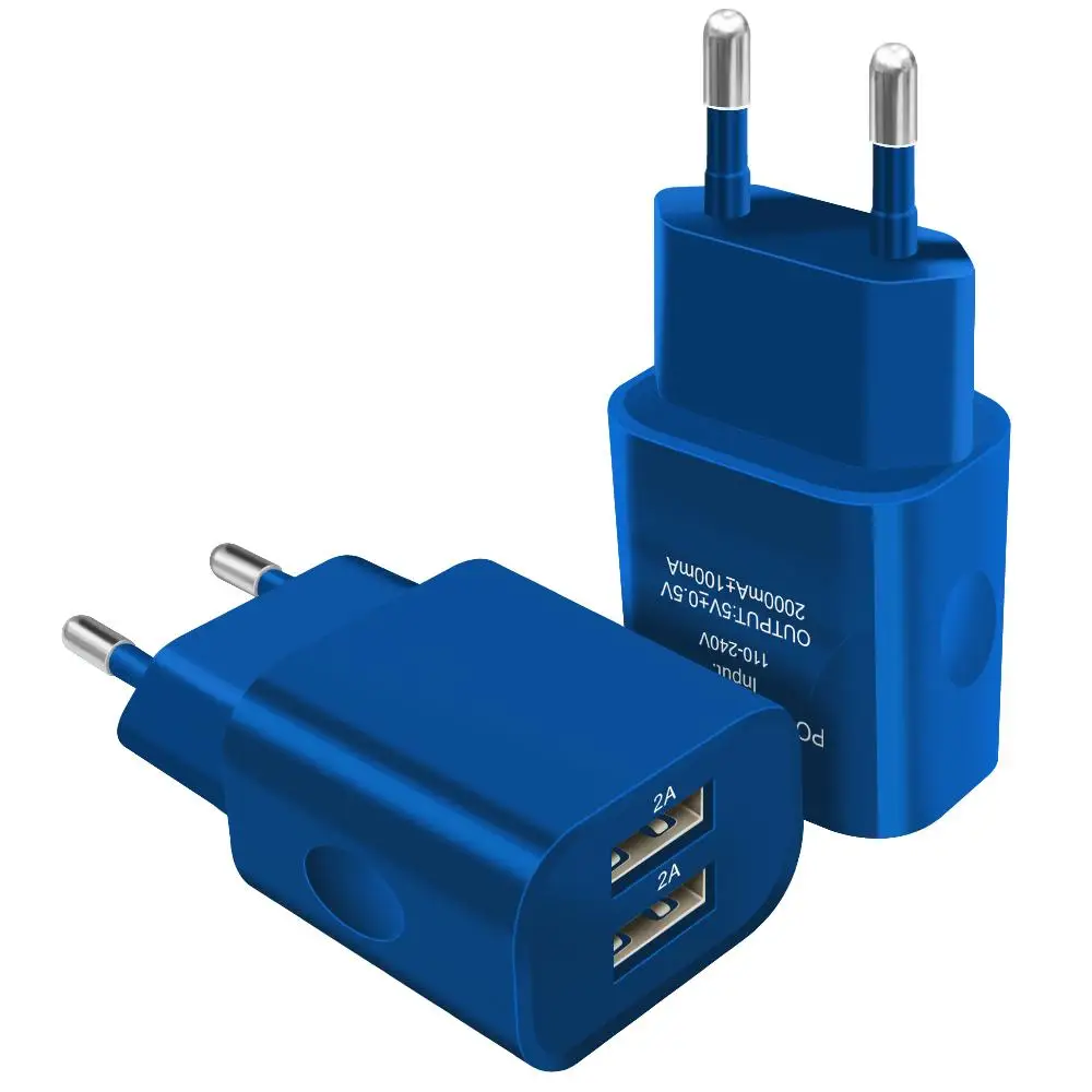
Mobile phone single dual port usb wall charger adapter US EU AU plug 10W 2A 5W 1A for iphone X 8 7 6 5 plus samsung S8 S9 Note 9 