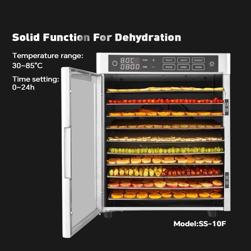 Fruit and vegetable dryer Pet snacks commercial dried fruit machine food dehydrating dryer for household use