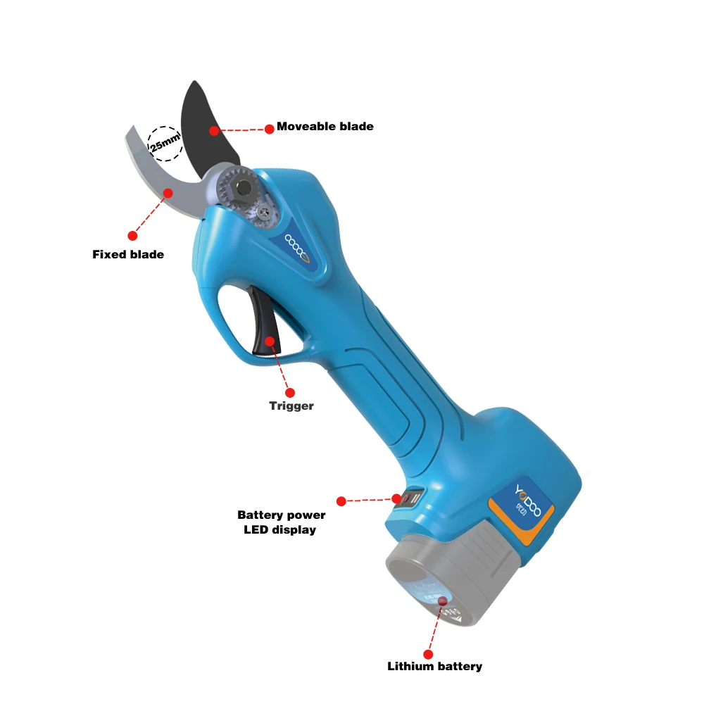 Best Electric Pruner Cordless Rechargeable Power Garden Pruning Shear electric scissors