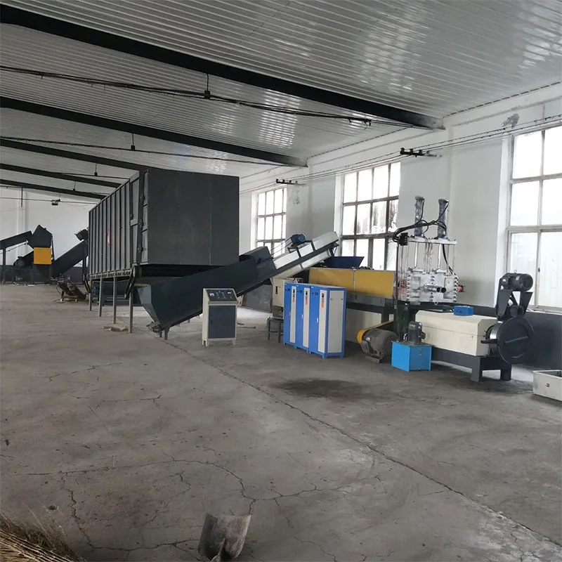 Greatly efficiency PP PE plastic recycling granulating production line