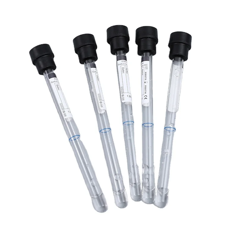 
High quality esr tube stand vacuum citrate blood collection test tubes 