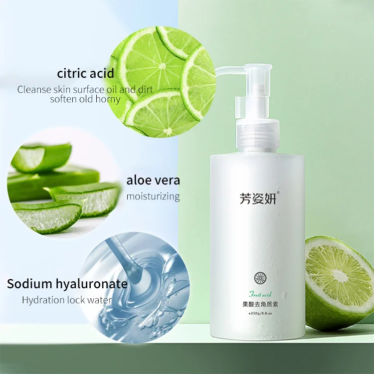 Oem Wholesale Fructic acid Exfoliating Gel Natural Hydrating Gentle Repair Skin Facial Gel