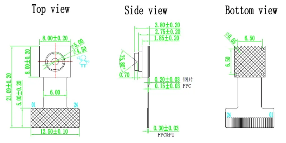 AD313 android pda 1D/2D barcode reader scanner module with cmos