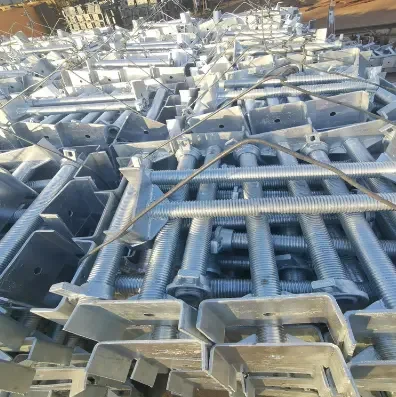 Hot Sale Galvanized/ Black Adjustable Jack Base Hollow/ Solid Screw Jack for Construction