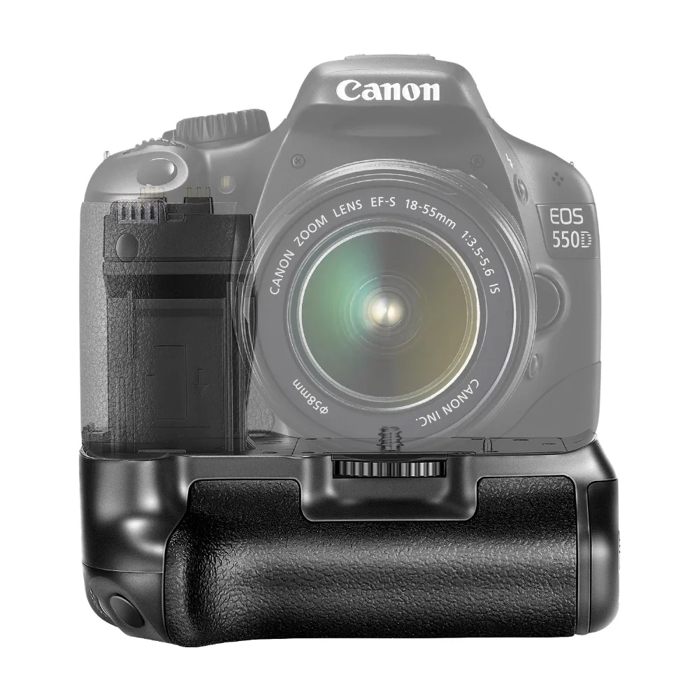
 Батарейная ручка BG-E8 для цифровой однообъективной зеркальной камеры Canon EOS 550D 600D 650D Rebel T2i T3i T4i цифрового однообъективного зеркального фотоаппарата LP-E8 Замена Мощность  