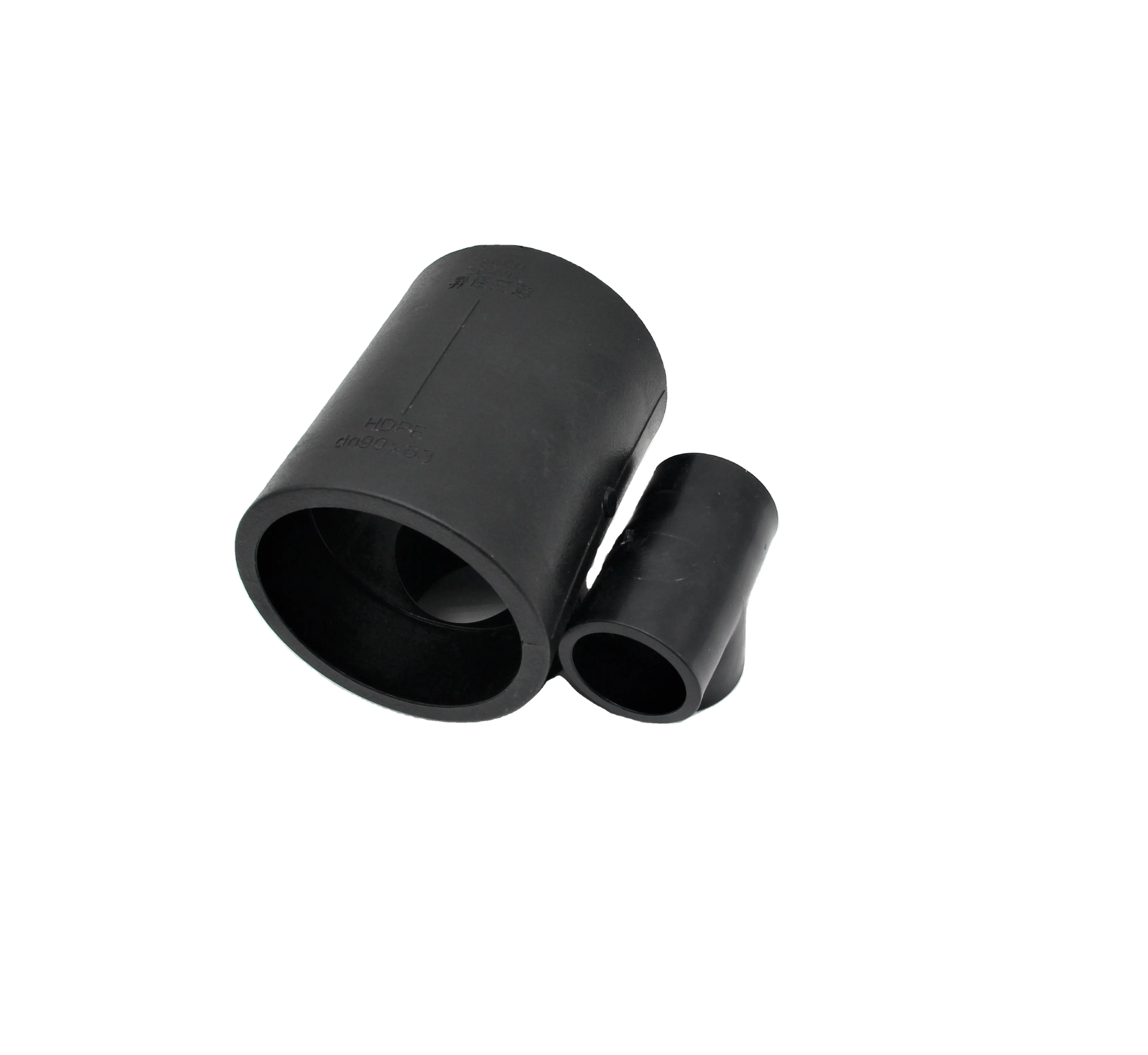 
HDPE Butt Fusion Pipe Fittings High Density Pe Carton Package Blue Pipe Lines Connect Provide Samples Equal DN20-DN630 