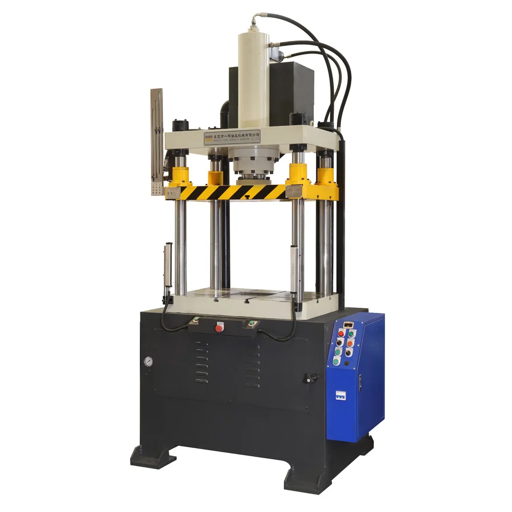 Yihui 4 Columns Hydraulic Machine For Metal Parts Trimming Cutting 20T Force Support Servo Control
