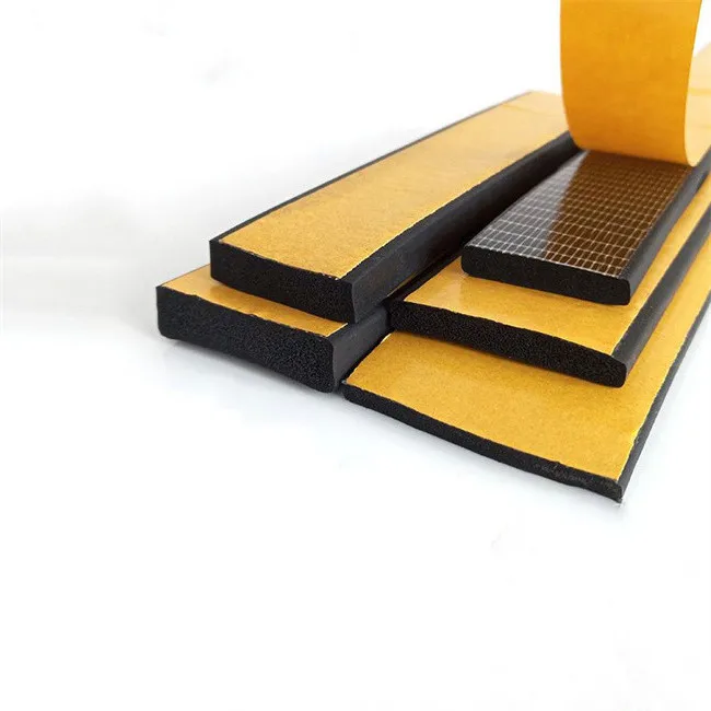 Adhesive UV protection elastic wear-resisting automobile EPDM foam seal strips