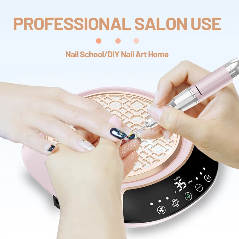 European customers like this 2-IN-1 Nail Drill & Nail Dust Collector Manicure With Powerful Nail Suction Fan 80W