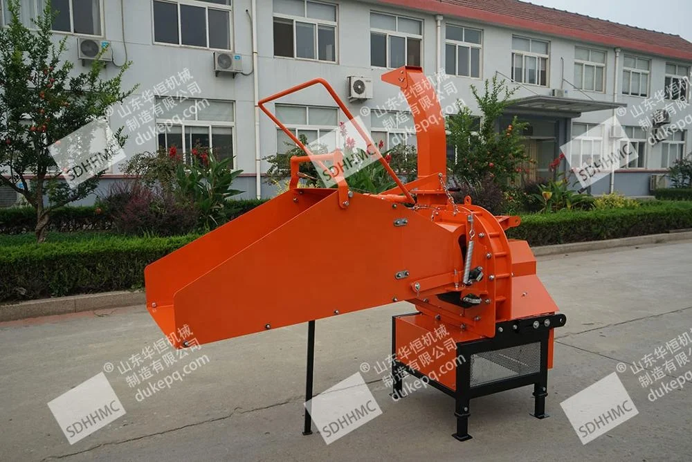 CE Approved Factory Price 3 Point Hitch Hydraulic PTO Driven WC8 Wood Chipper Shredder