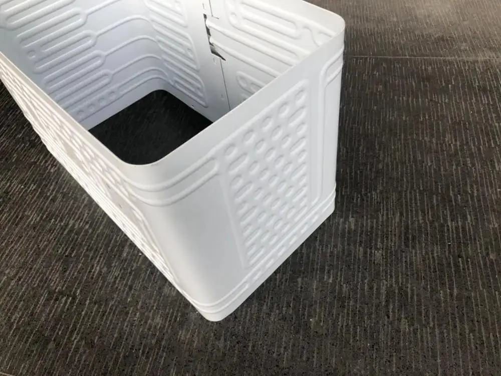 Larger power Refrigerator Spare Parts of Aluminum Plate Evaporator in refrigeration