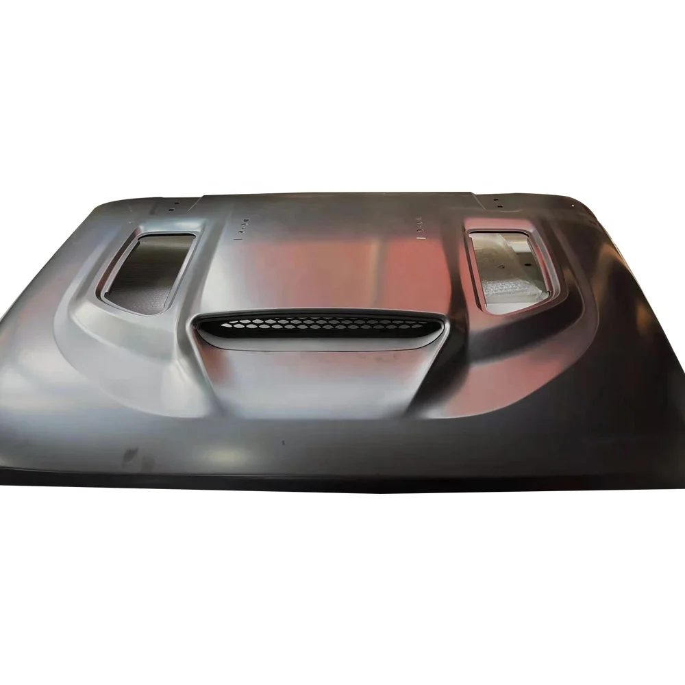 New Arrival Iron Hellcat Engine Hood for Jeep Wrangler JL 2018+(US /Euro edition) lantsun JL1208