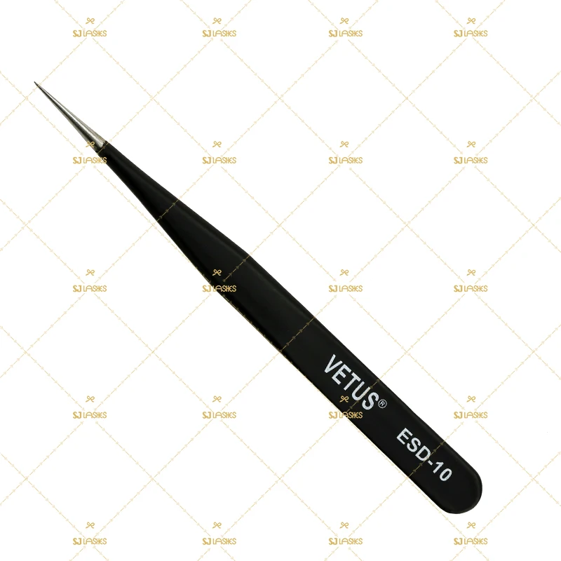 Premium Quality Vetus L Type Tweezers for Mega Volume Easy Fan Mink Eyelash Extensions
