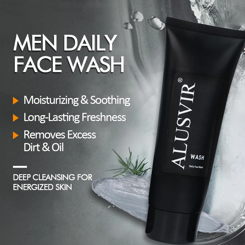 Wholesale Korean Skin Care Men Cleanser Pore Cleansing Moisturizing Oil Control Blackhead Remove Face Wash For Men