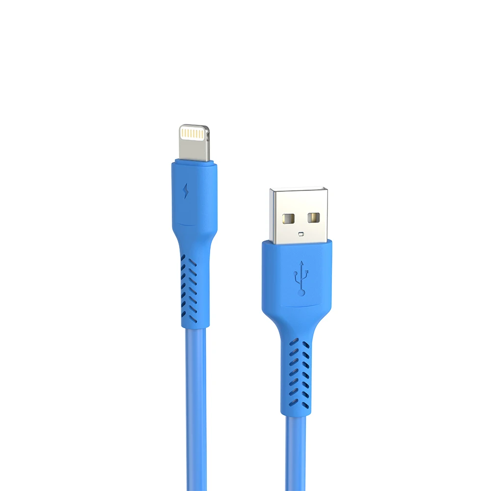 
ULIFTUS for iPhone Charging Cable PVC Blue Charger Cord For iPhone 11 / 11 Pro / 11 Pro Max Fast Charger Cable OEM 