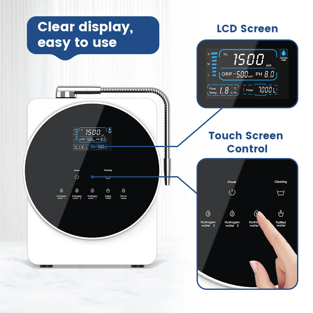 Hydrogen Water Filling Machine Household 1500 PPB Hydrogen Water Maker Dropshipping Japan Hydrogen Water Generator