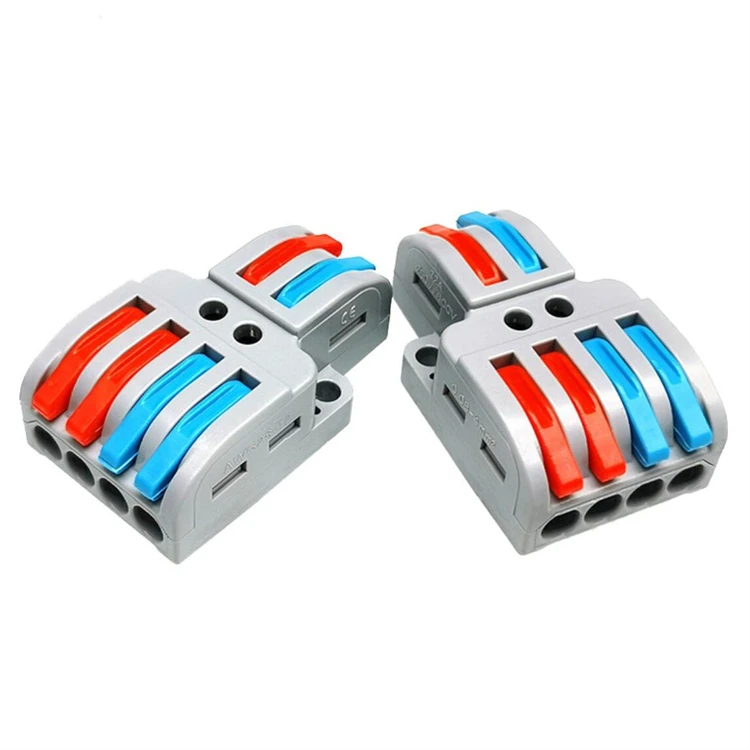 New Style Cable Connector 2 In 6 Out Wire Splitter Quick connection terminal MINI SPL 62 Wire Electrical Connectors