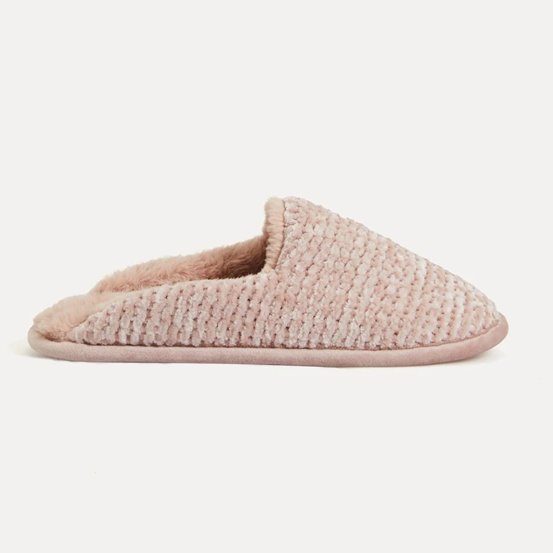 2020 new style winter women flat shoes plush pure felted wool winter sherpa scuff slippers